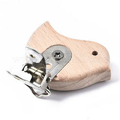 Schnullerhalter aus Buchenholz&nbsp;WOOD-T015-06-01