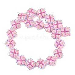 Perles de verre imitation jade&nbsp;GLAA-L051-03C