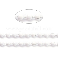 Chaînes à billes en laiton faites à la main&nbsp;KK-J276-16B-P02