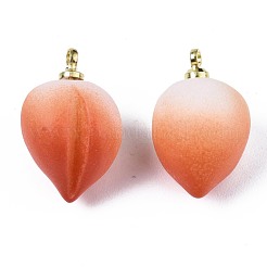Pendentifs en résine opaque&nbsp;RESI-T051-09B