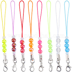 48 Stück Handygurte aus Polyester in 8 Farben&nbsp;HJEW-GF0001-71