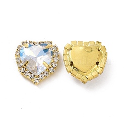 Herz Strass aufnähen&nbsp;X1-DIY-E062-03G-04