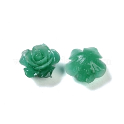 Perles roses de fleur de 3D en corail synthétique&nbsp;CORA-A005-14mm-31