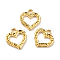 Placcatura ionica (ip) ciondoli in acciaio inossidabile 304 con incastonatura di strass&nbsp;STAS-A066-04G