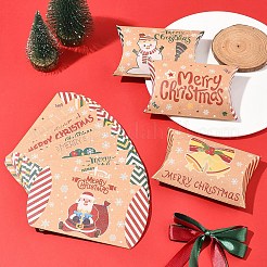 24 Stück 12 Stile Weihnachtsthema Karton Süßigkeiten Kissenboxen&nbsp;CON-FS0001-12