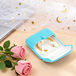 Custodie per gioielli da viaggio in velluto portatili per braccialetti&nbsp;CON-WH0089-247