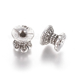 Perles alliage taille de batterie de style tibétain&nbsp;TIBEB-7648-AS-RS