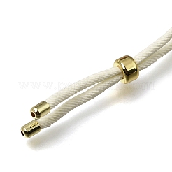Fabricación de collares con cordones de nailon trenzados ajustables de 2.5 mm&nbsp;FB-CBAA152-02G-34
