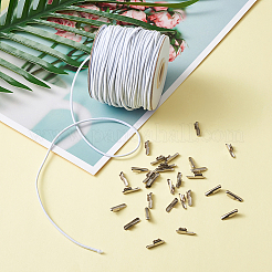 Runde elastische Schnur und Eisenstacheln&nbsp;DIY-TA0004-04A