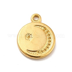 Pendentifs en acier inoxydable 304 avec placage ionique (IP) et montures en strass&nbsp;STAS-I197-020G