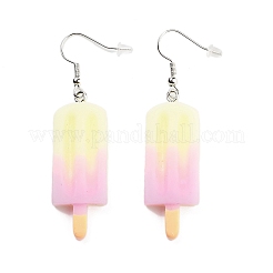 3 Stil Sommerblume & Eis am Stiel & Getränk Acryl Ohrhänger-Set für Frauen&nbsp;EJEW-F336-01D