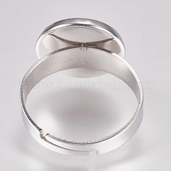 Anlaufgeschützte Padringfassungen aus Edelstahl 304&nbsp;STAS-G173-19P-12mm