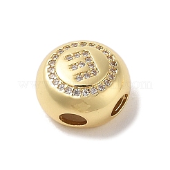 Pendenti in ottone con placcatura a cremagliera e zirconi cubici&nbsp;KK-Z047-07G-E-RS