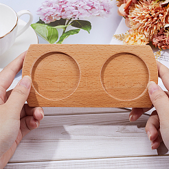 Pfeffermühlenhalter aus Holz&nbsp;DJEW-WH0034-81A