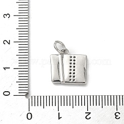 Ciondoli in ottone zirconi chiari micro pavé&nbsp;KK-A273-06P