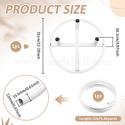 1 base per espositore per fiori in ferro&nbsp;DIY-PH0036-09