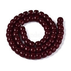 Opache perle di vetro fili&nbsp;GLAA-NH0002-B13