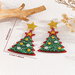 Weihnachts-Ohrstecker aus Acryl&nbsp;FS-WGDC115-05