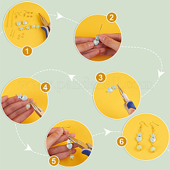 Kit fai da te per realizzare orecchini con perline&nbsp;DIY-PH0010-92A