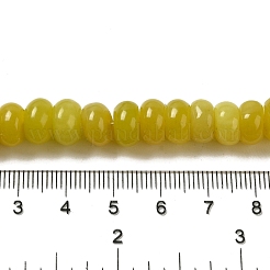 Natürliche Zitronen Jade Perlen Stränge&nbsp;G-G102-C07-01