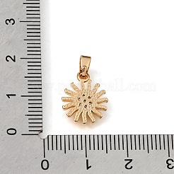 Breloques en laiton zircon cubique transparent&nbsp;CU-K001-23G