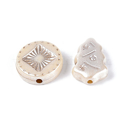 Perlmutt und opake Acrylperlen&nbsp;X-OACR-T029-04A