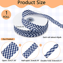 40 Yard flache Polyester-Paspelschnur&nbsp;OCOR-WH0003-048C