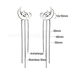 Ohrstecker aus 304 Edelstahl und Muschel für Damen&nbsp;WG2C931-02