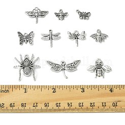 40 pz 10 stili pendenti in lega di stile tibetano&nbsp;TIBEP-FS0001-45