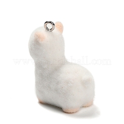 Pendentifs en résine opaque et floconneux&nbsp;RESI-G112-03B