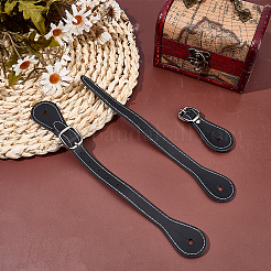 2 Stück Sporenriemen aus echtem Leder&nbsp;DIY-CL0002-56A
