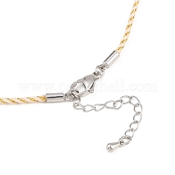 Fabrication de colliers en cordon tressé en nylon de 2 mm&nbsp;MAK-A019-02P-22