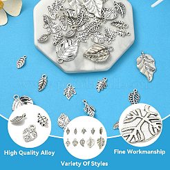 50pcs 10 estilos colgantes de aleación de estilo tibetano&nbsp;TIBE-YW0001-49