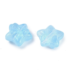 Perlas de vidrio con pintura en aerosol transparente&nbsp;X1-GLAA-H035-02G