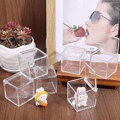 Transparente Geschenkboxen aus Kunststoff&nbsp;LS-CON-WH0003-14