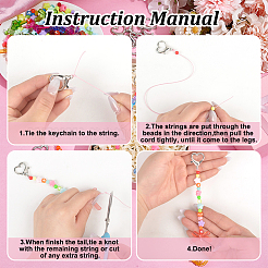 Kits de fabricación de llavero diy&nbsp;DIY-PH0030-77
