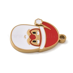 Pendentifs en acier inoxydable émaillé 304 à thème de Noël&nbsp;LS-STAS-K312-04B-G