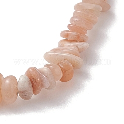 Braccialetti elasticizzati da donna con perline di pietra solare naturale&nbsp;BJEW-JB10688-02