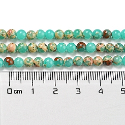 Synthetische imperiale Jaspis-gefärbte Perlenstränge&nbsp;G-D077-A01-02C