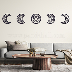 Ornamenti da parete in legno cavo&nbsp;AJEW-WH0323-36B-03