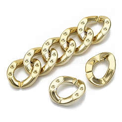 Anello di collegamento arcilico uv placcato&nbsp;OACR-N009-006A-B01