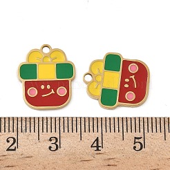 Weihnachten 304 Edelstahl Emaille Anhänger&nbsp;STAS-Z093-08O-G