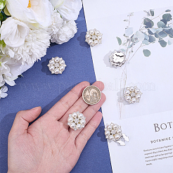 Boutons de manchette en laiton&nbsp;BUTT-WH0030-74