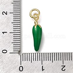 Ciondoli smaltato in ottone&nbsp;KK-S515-023B-G