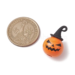 Halloween-Thema Holz mit Legierungsanhänger&nbsp;PALLOY-JF02657-02