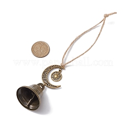Decorazione pendente in campana di ferro&nbsp;HJEW-JM02236