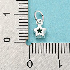 925 ciondolo portafortuna in argento sterling&nbsp;LS-STER-G035-01C-02