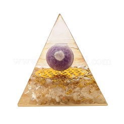 Piramide di orgonite&nbsp;DJEW-K017-03