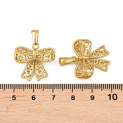 Hohle Anhänger aus Edelstahl 304&nbsp;STAS-P438-24G