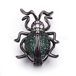 Ottone micro spianare fascini dello scorrevole zirconi&nbsp;ZIRC-G147-18-NR